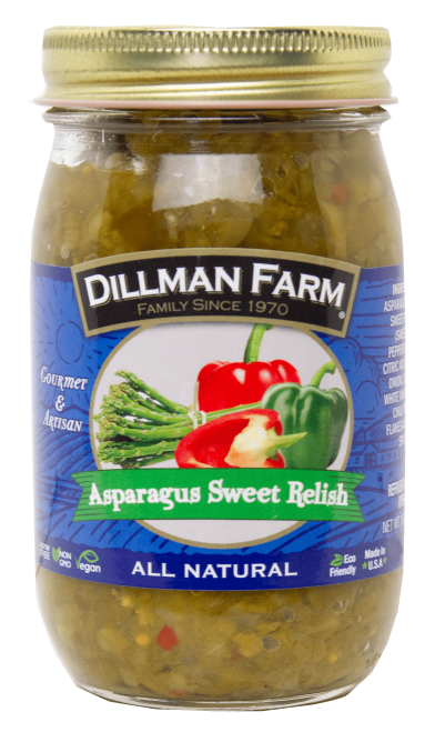 sweet relish with asparagus