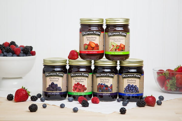 Berry preserves 6 pack gift box