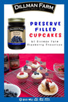 blueberry cupcakes with preserves