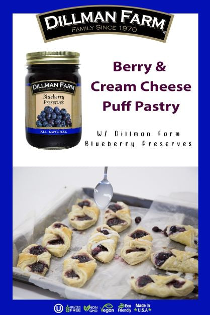 blueberry cream cheese puff pastry