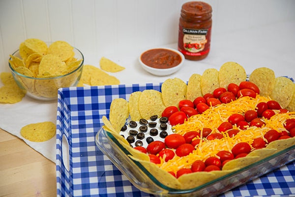 nachos with mild salsa
