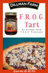 baked tart with frog preserves